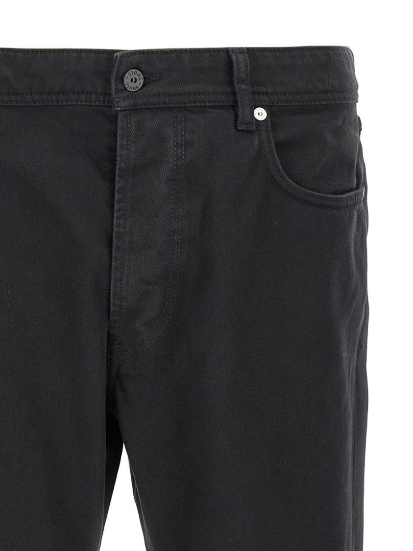 Stone Island Classic Straight-Leg Cotton Trousers