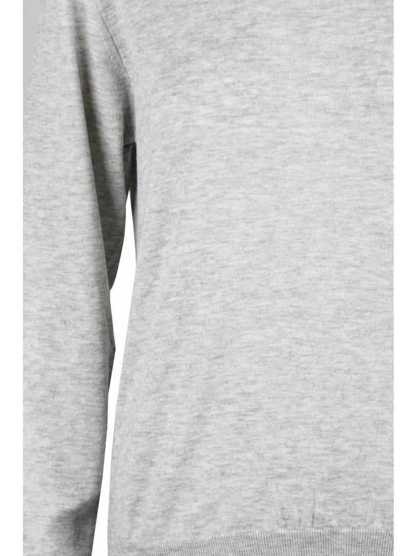 Aspesi Crewneck Pullover In Wool And Cashmere Blend