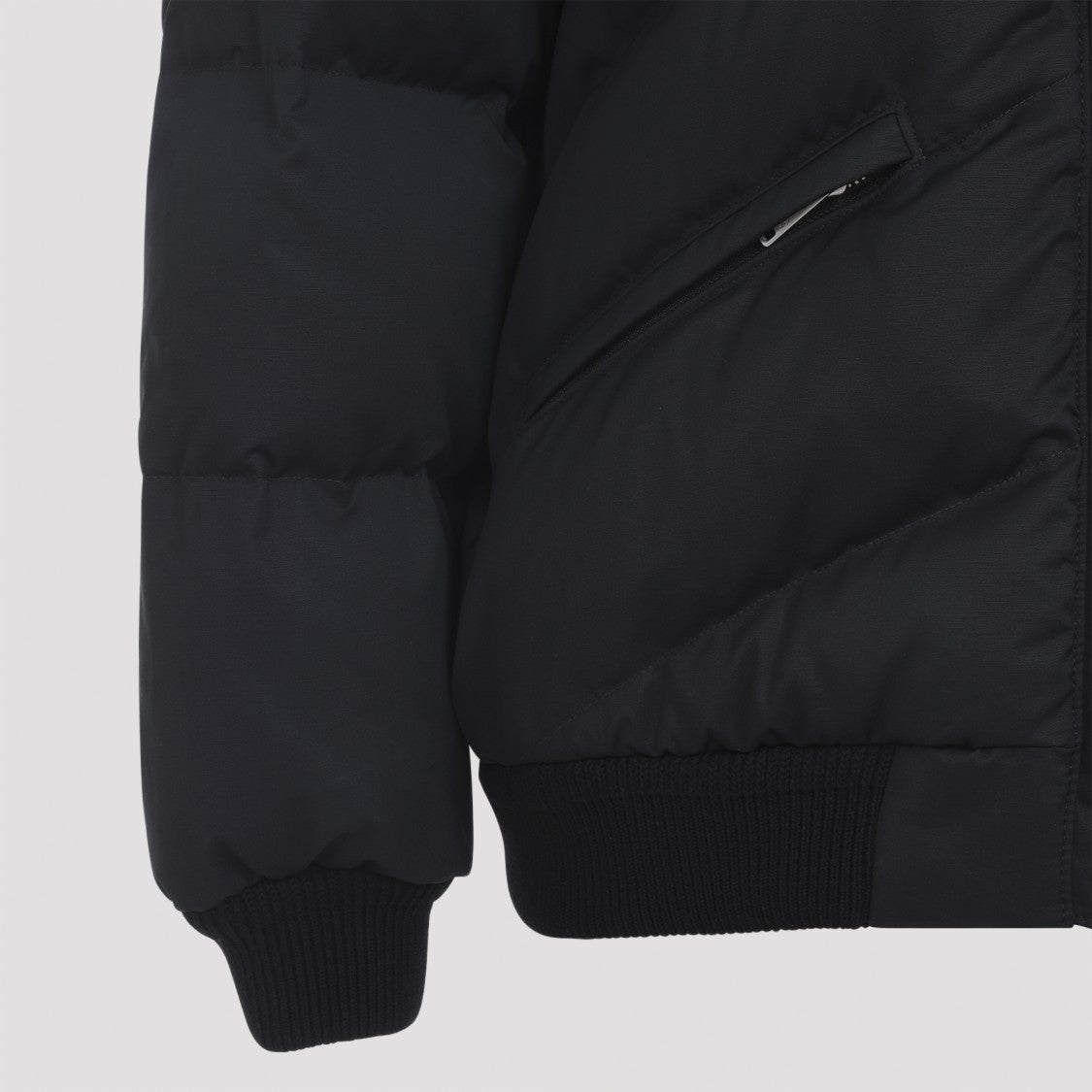 Prada Black Cotton Padded Jacket