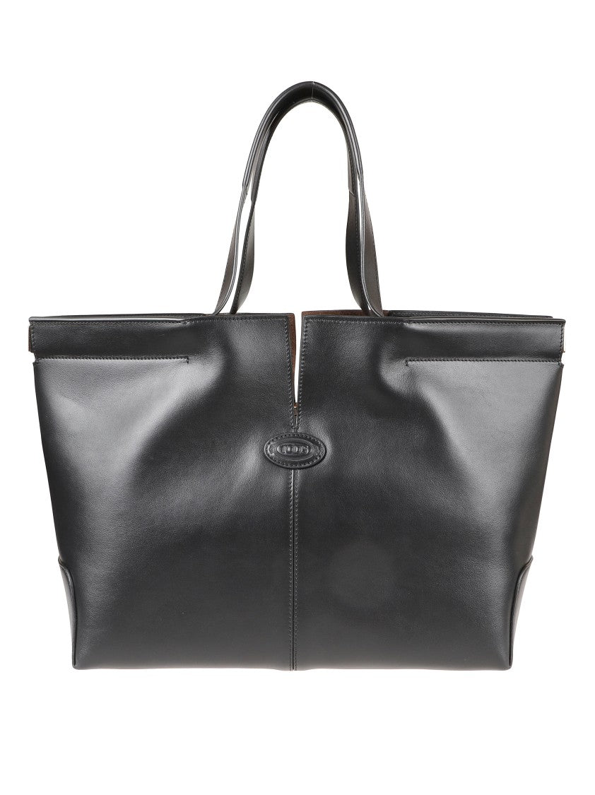 Tod's Structured Tote Bag With Embossed Logo Detail