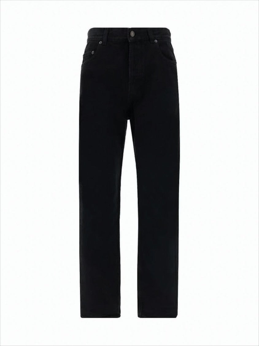 Saint Laurent Straight-Leg Denim Pants With Classic Five-Pocket Design
