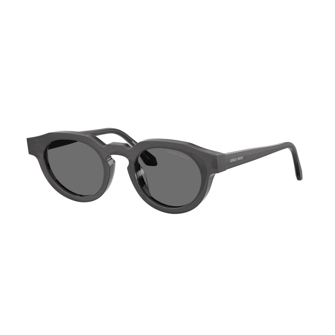 Giorgio Armani 0Ar8255u Black Acetate Sunglasses With Keyhole Bridge