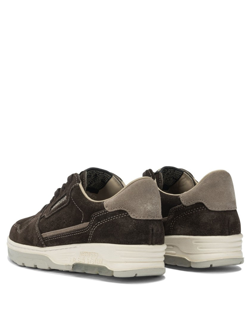 Mephisto Low-Top Suede Sneakers