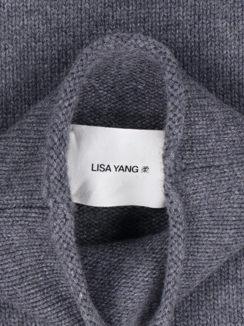 Lisa Yang "Sandy" Sweater Dark Gray