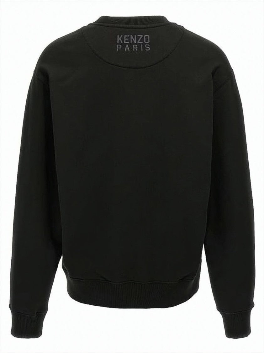 Kenzo Long-Sleeve Cotton Sweatshirt With Graphic Tiger Design