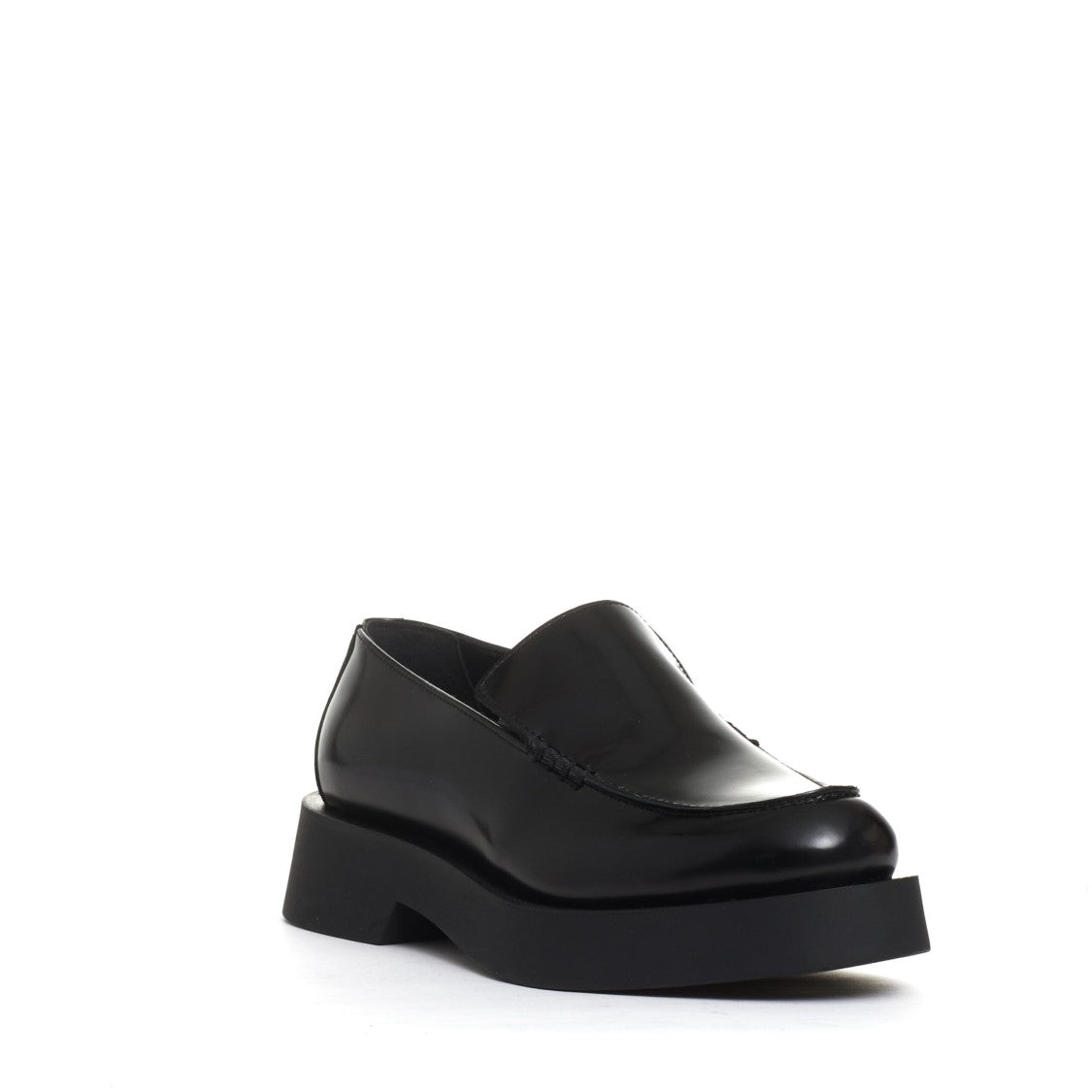 Poesie Veneziane Black Brushed Smooth Loafer