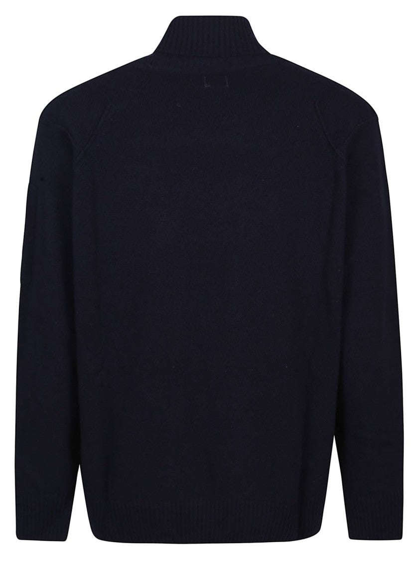 C.P. Company Turtleneck Sweater With Lens Detail