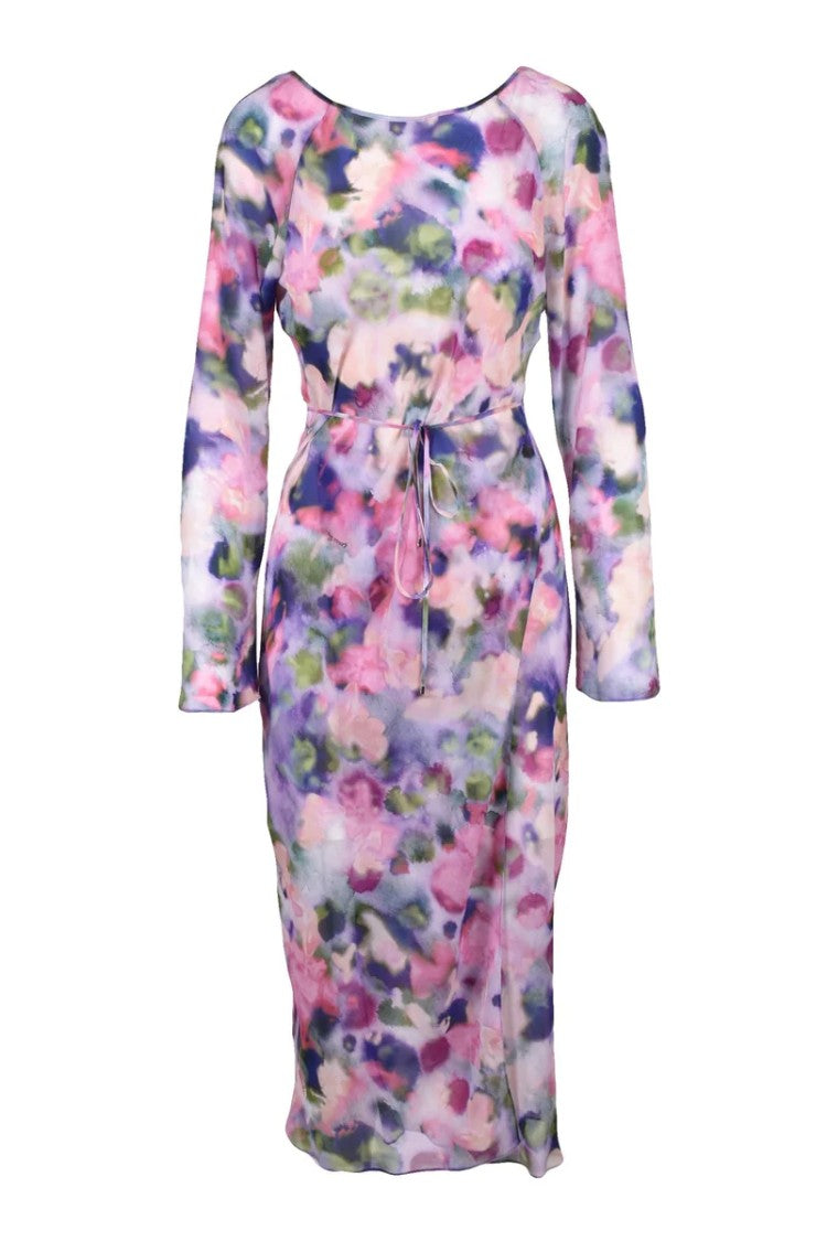 Patrizia Pepe Long Dress Multicolor - Multicolor