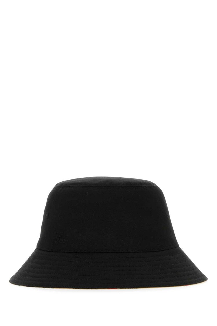 Burberry Black Polyester Blend Bucket Hat