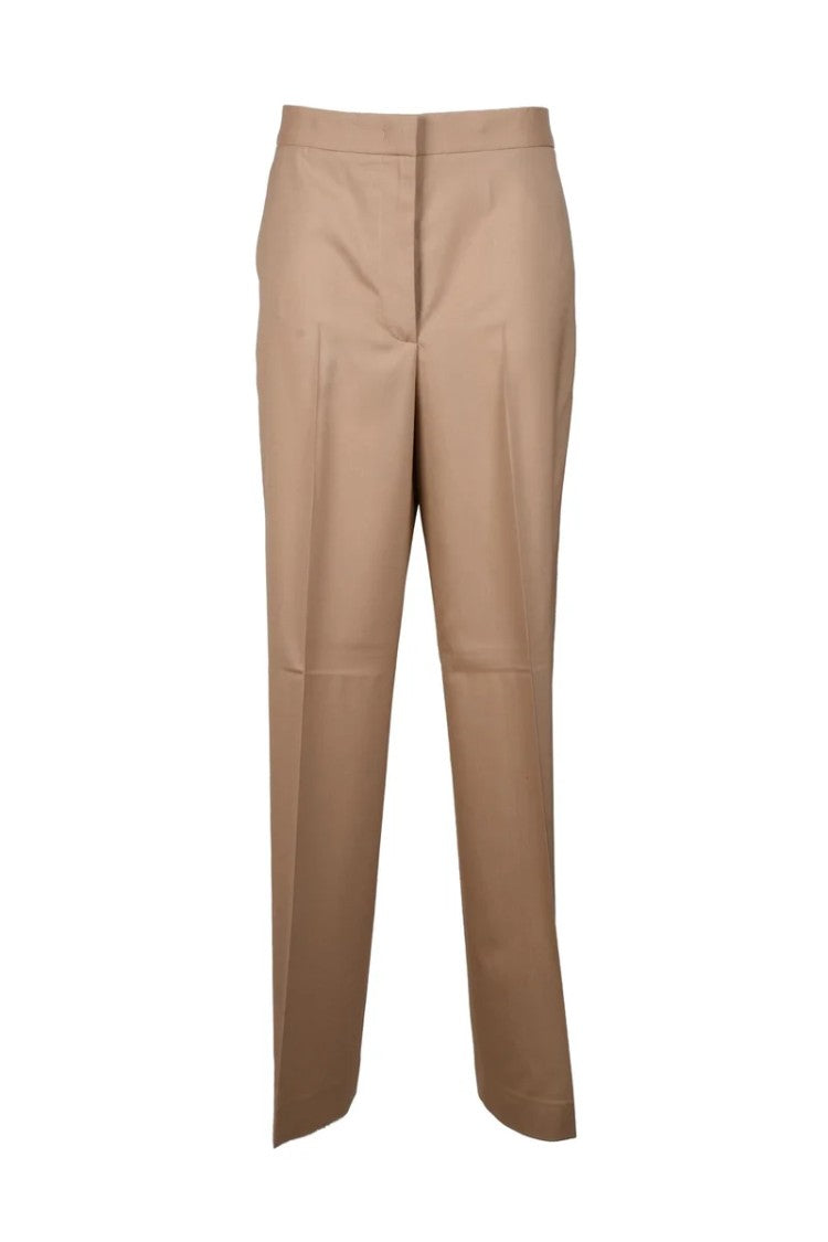 Fabiana Filippi Virgin Wool Trousers - Beige