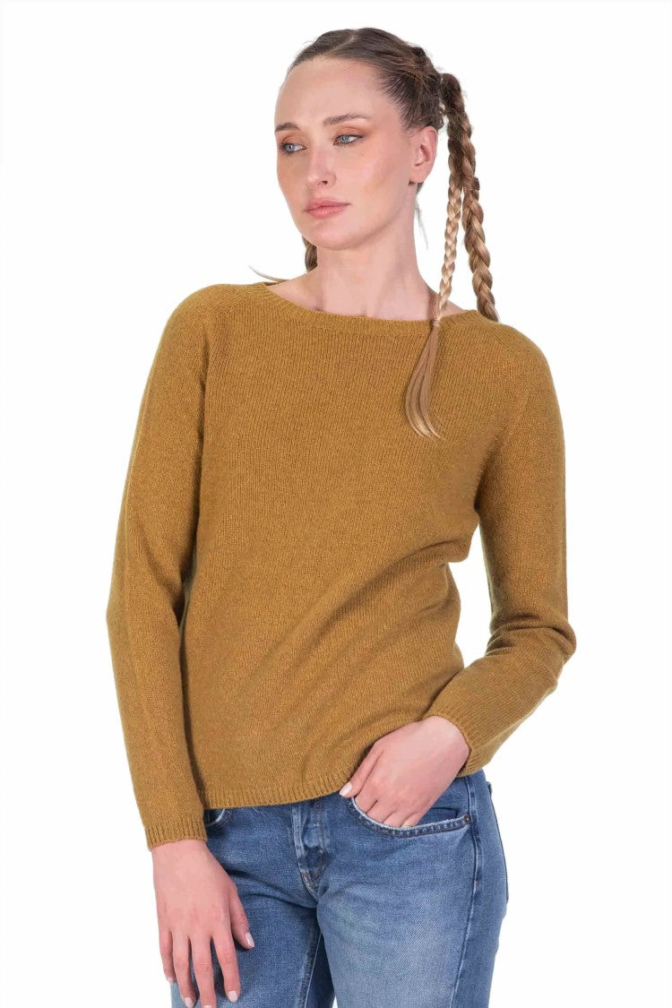 Max Mara Fine Ribbed Cashmere Blend Sweater
