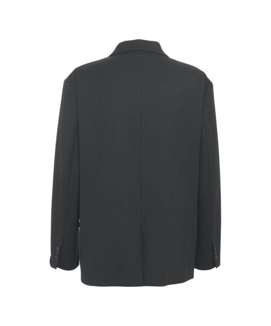Paolo Pecora Classic Tailored Blazer With Notched Collar And Flap Pockets