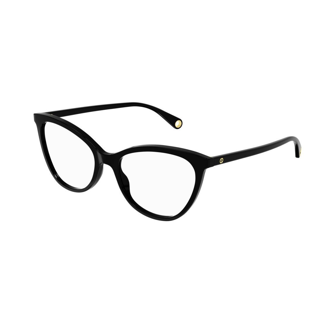 Gucci Gg1079o Glossy Black Acetate Cat-Eye Eyeglasses