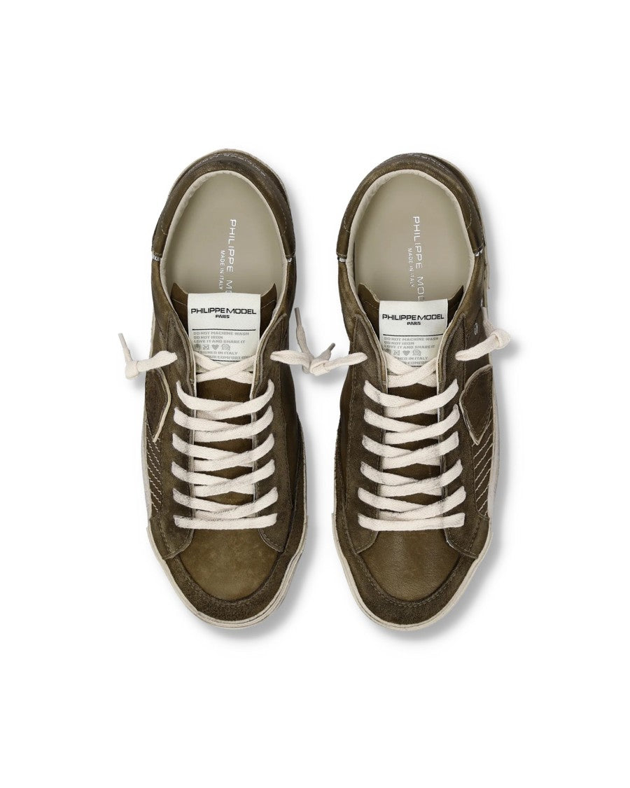 Philippe Model Prsx Low Man Military Sneakers