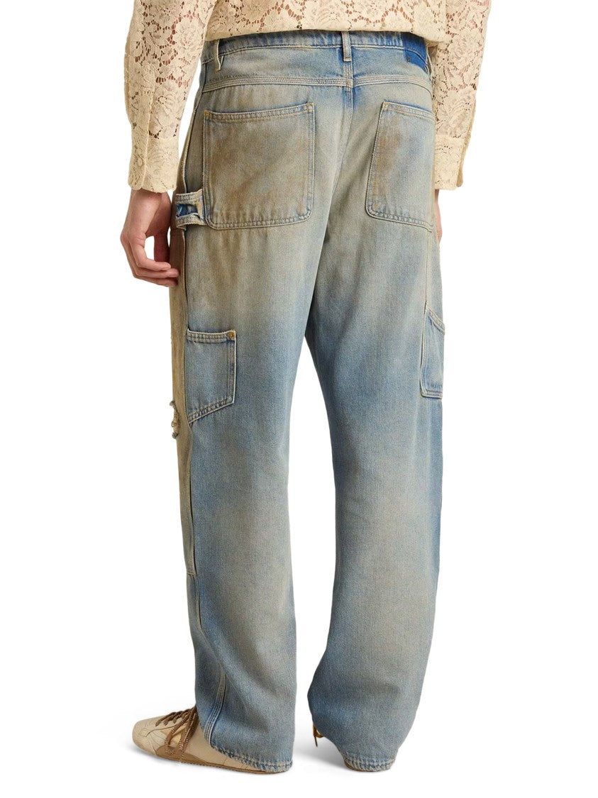 Golden Goose Painter Pant With Distressed Detailing