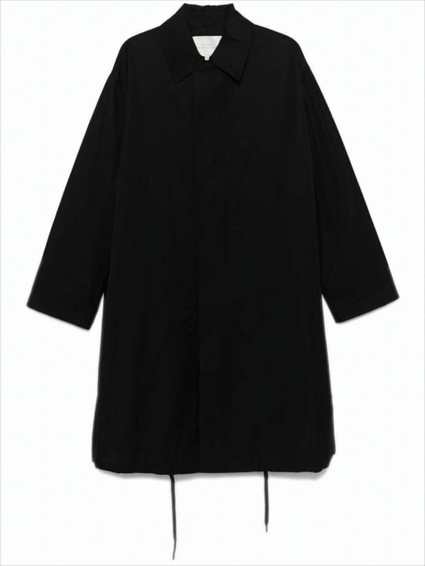 Studio Nicholson Minimalist Black Coat