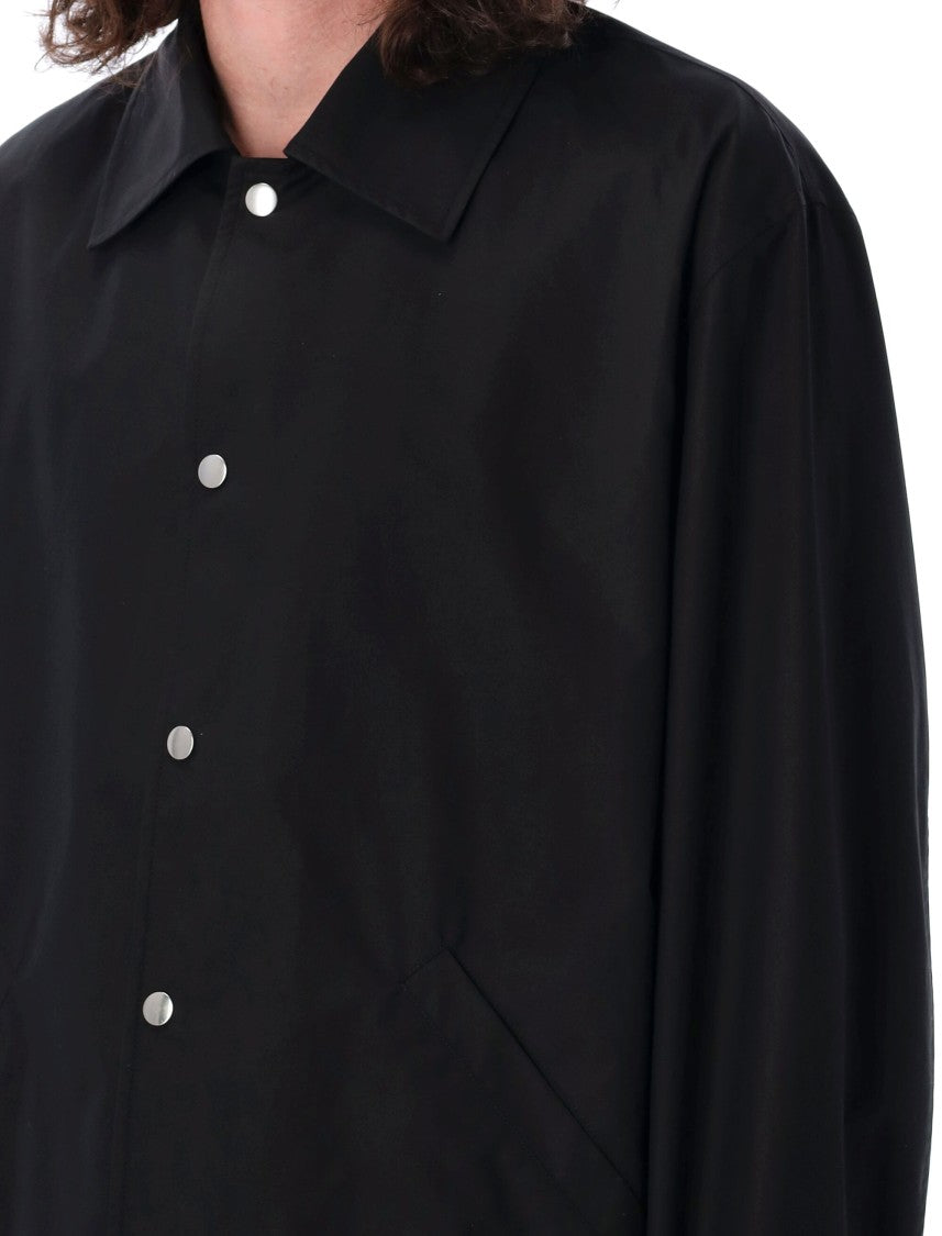 Jil Sander Relaxed-Fit Cotton Jacket With Iconic Back Logo