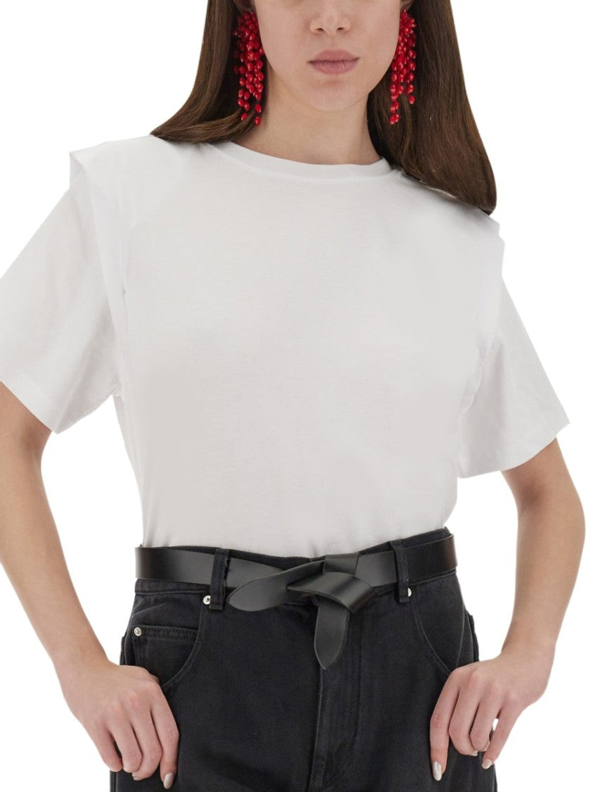 Isabel Marant Zelitos Boxy Structured Cotton T-Shirt