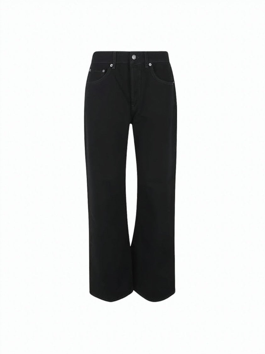 Acne Studios Wide-Leg Denim Pants With High Waist And Five-Pocket Design