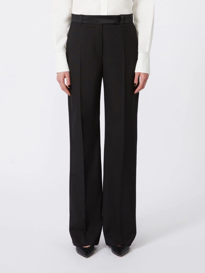 Max Mara Tailored Straight-Leg Pants With High Waist