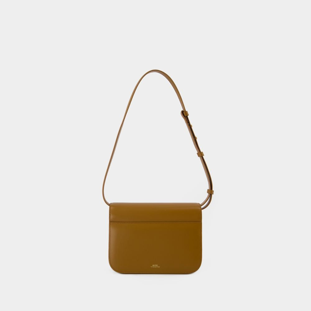 A.P.C. Astra Small Crossbody - Leather - Brown