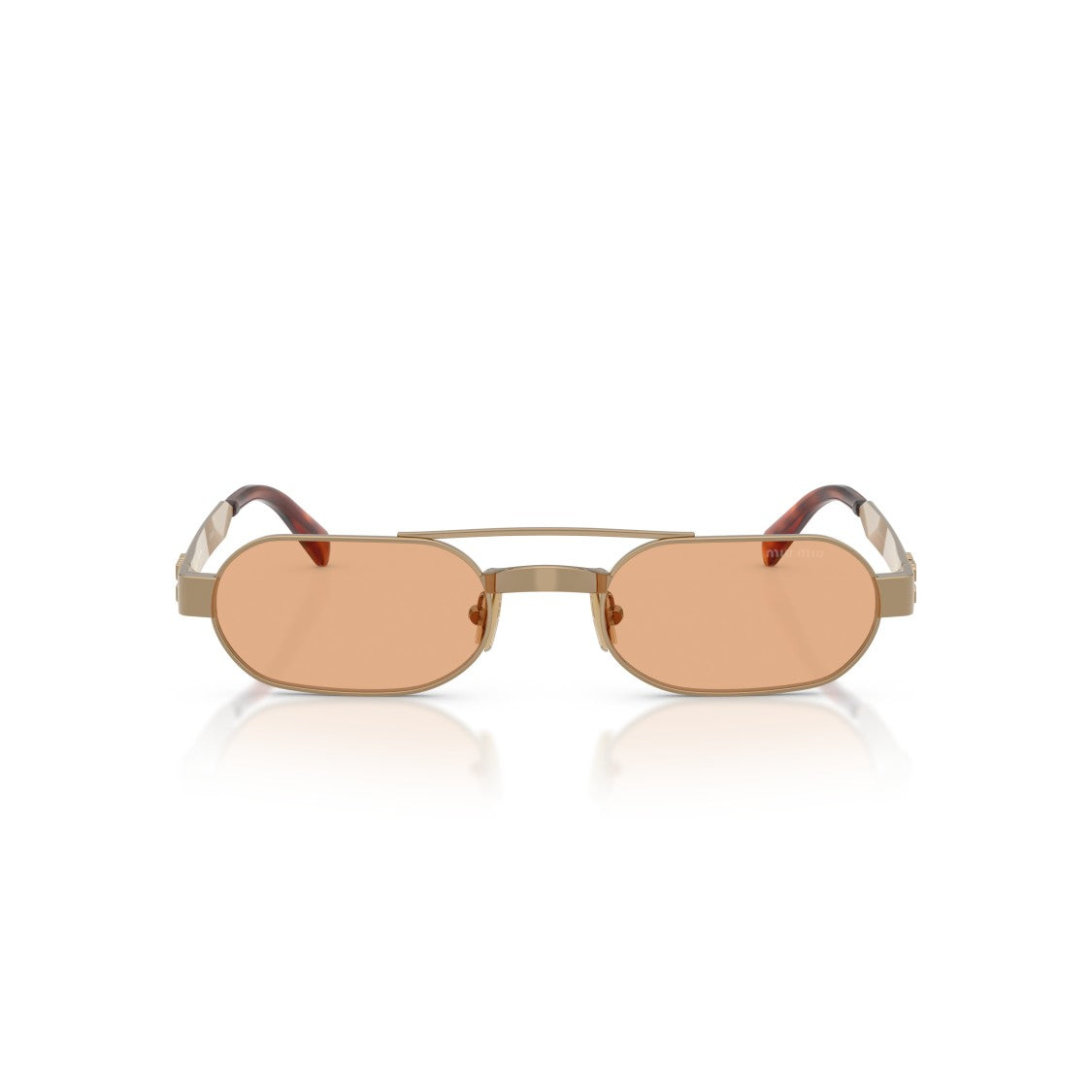 Miu Miu 0Mu B52s Rectangular Metal Frame Sunglasses