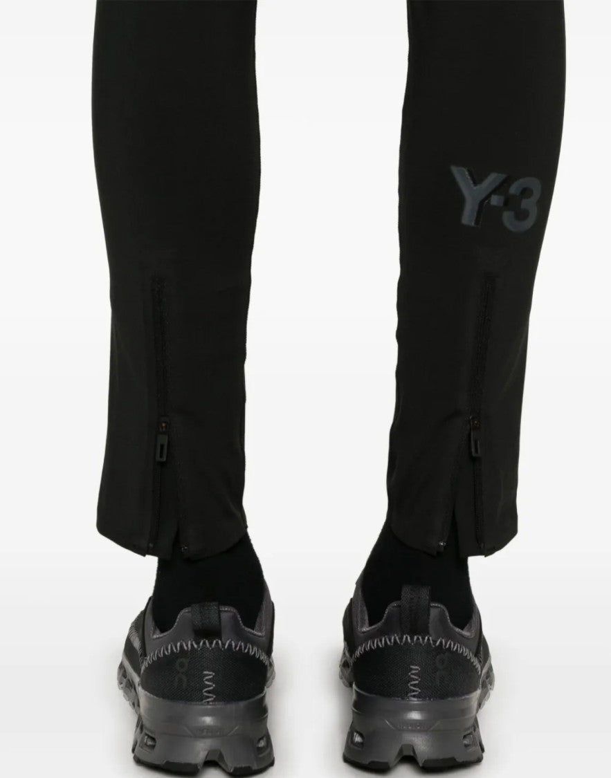 Y-3 Run Tights Logo Printed Running Leggings