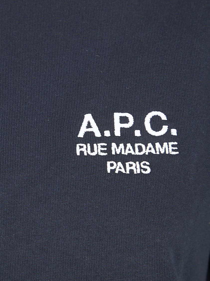 A.P.C. Cotton Jersey Logo Pullover