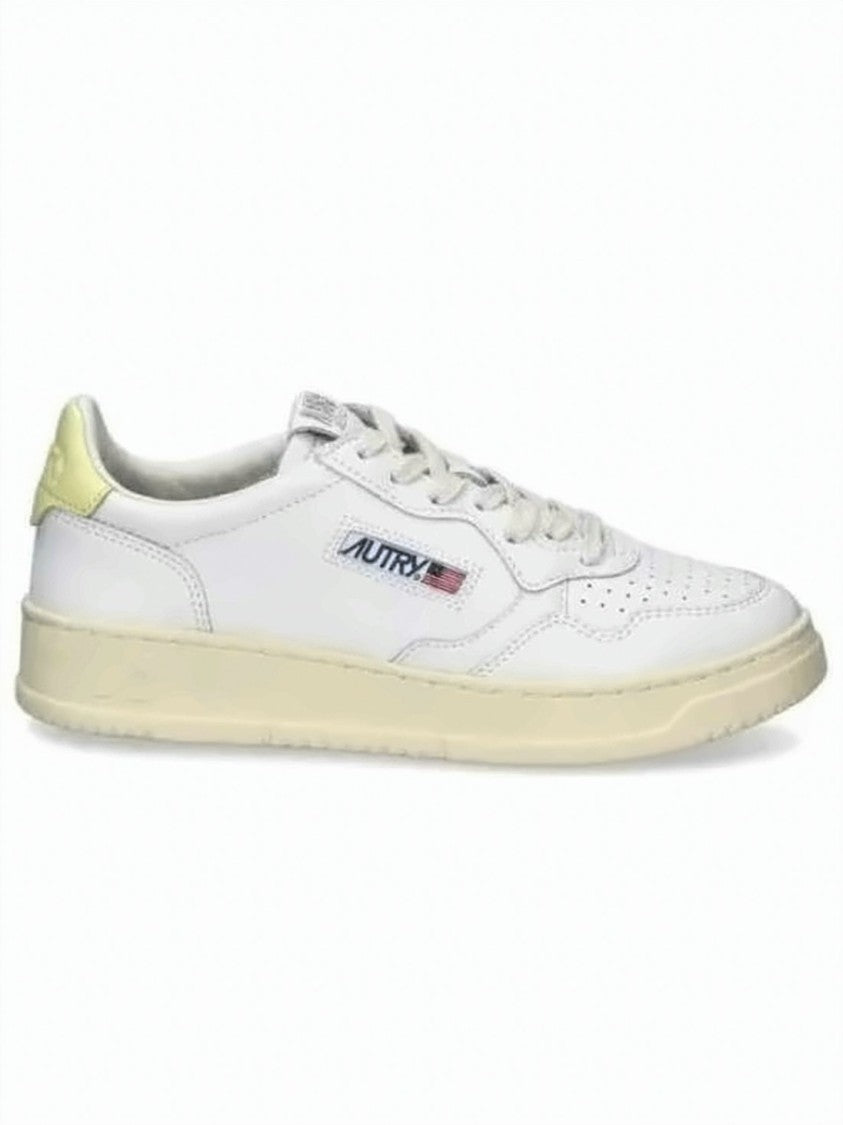 Autry Low-Top Leather Sneakers With Retro Detailing