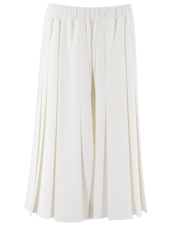 Fabiana Filippi Pleated Wide-Leg Trousers With Elasticated Waistband
