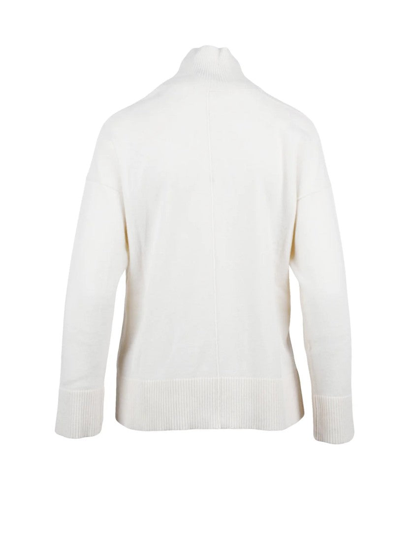 Alpha Studio Asymmetric Neckline Wool Pullover
