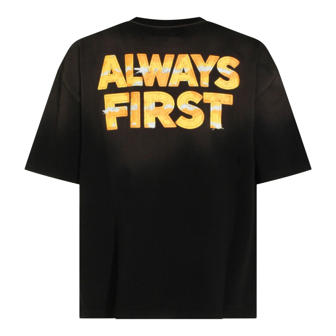 Amiri Black Cotton Eagle Vint T-Shirt