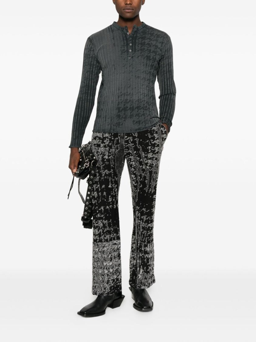Diesel Panelled Black Trousers