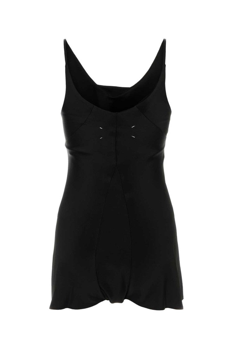 Maison Margiela Black Satin Jumpsuit