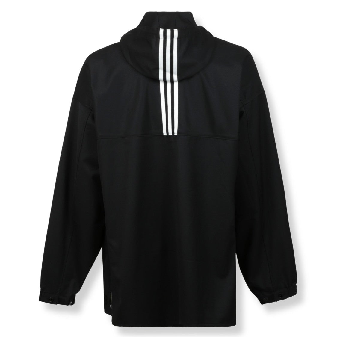 Y-3 Black Hooded Top With Tailored Fit