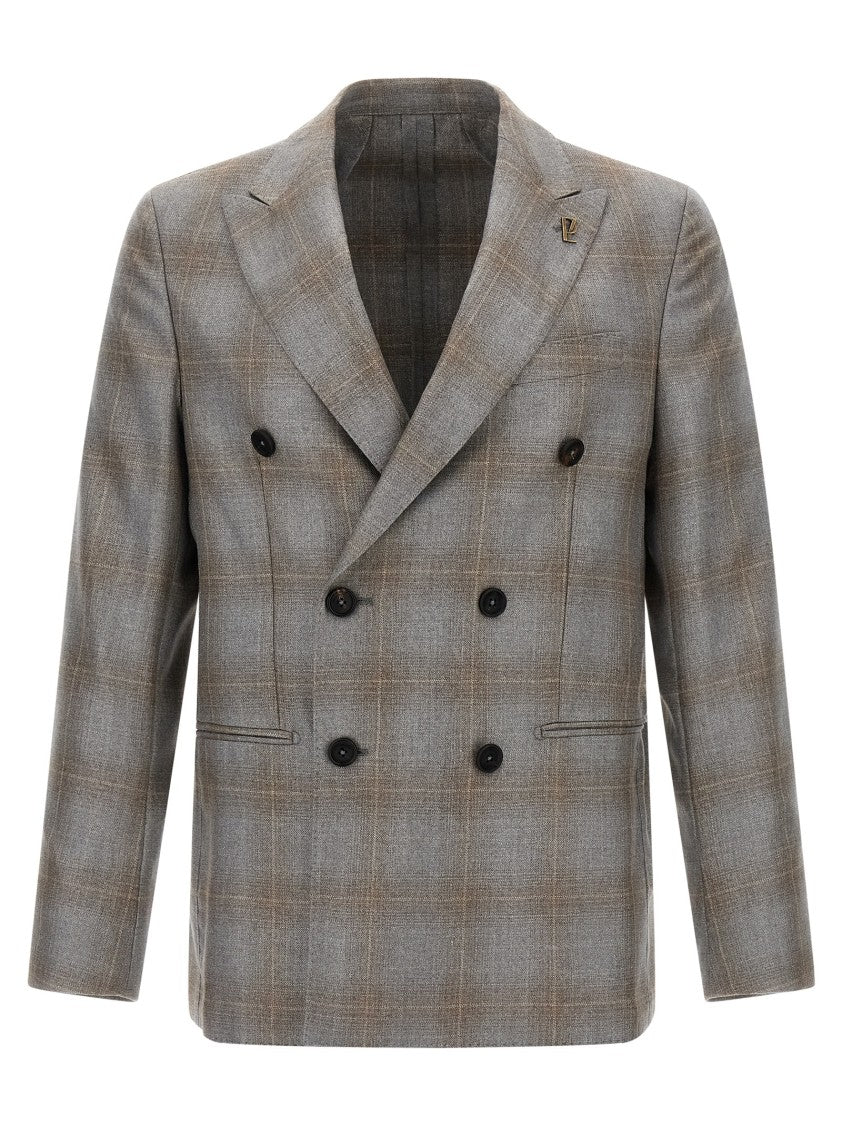 Pal Zileri Double-Breasted Blazer With Peak Lapels