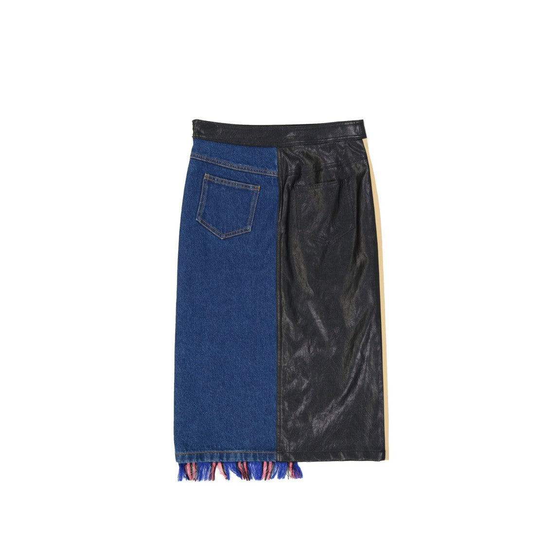 Moschino Vibrant Blue Wool Blend Skirt