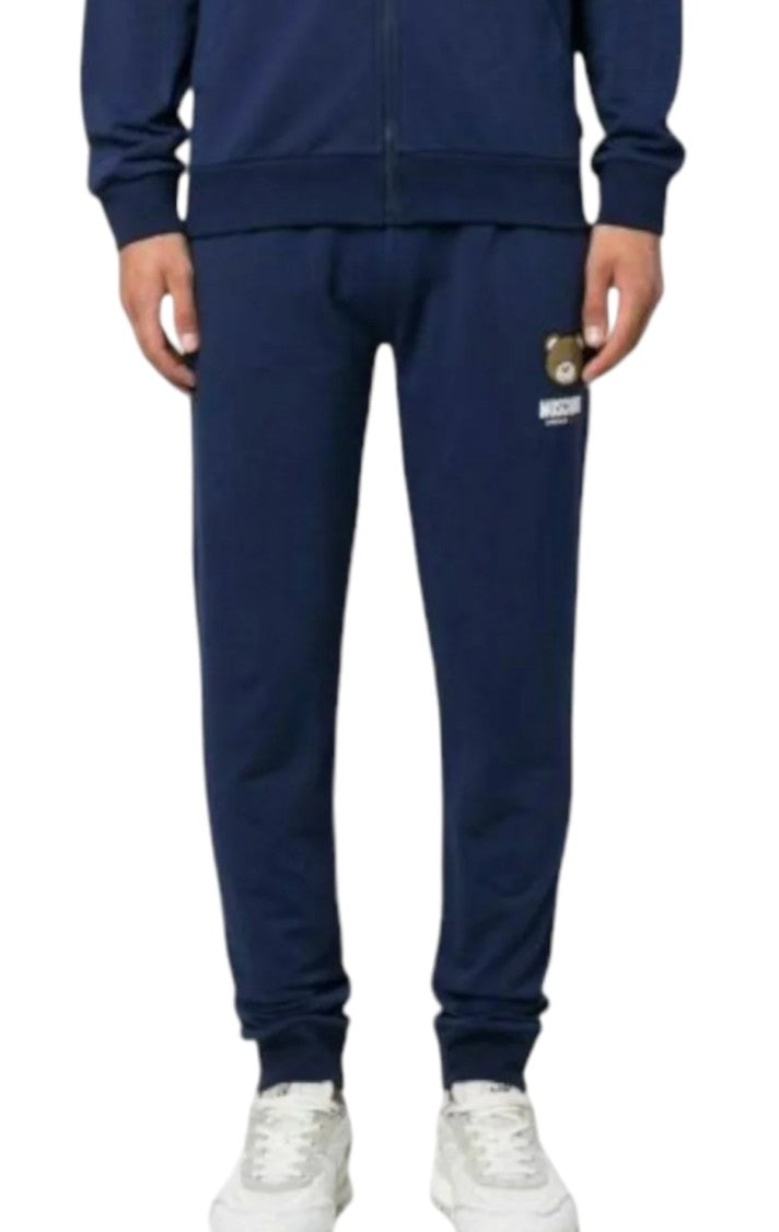 Moschino Navy Blue Relaxed Fit Jogger Pants