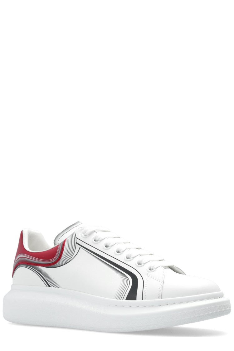Alexander Mcqueen Smooth Leather Sneakers With Sole