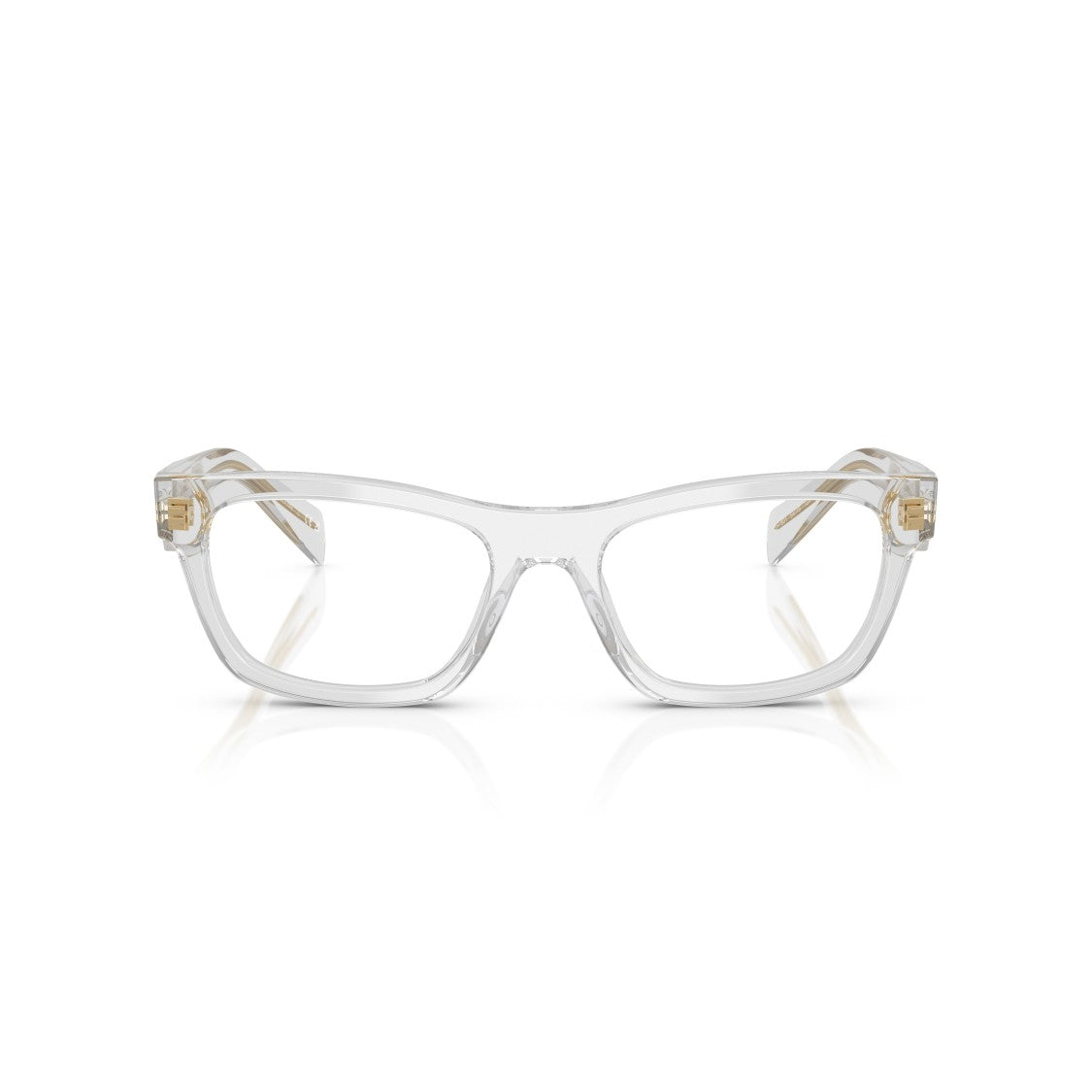 Prada 0Pr B01v Bold Square Transparent Acetate Sunglasses