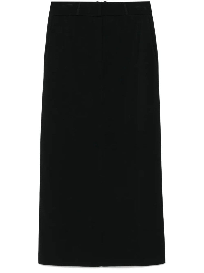 Joseph Straight Midi Skirt With Concealed Fastening