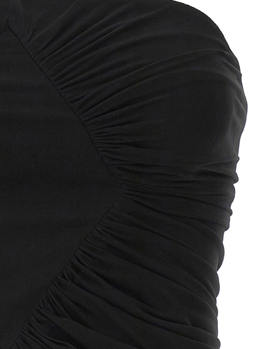 Saint Laurent Jersey Bustier Top