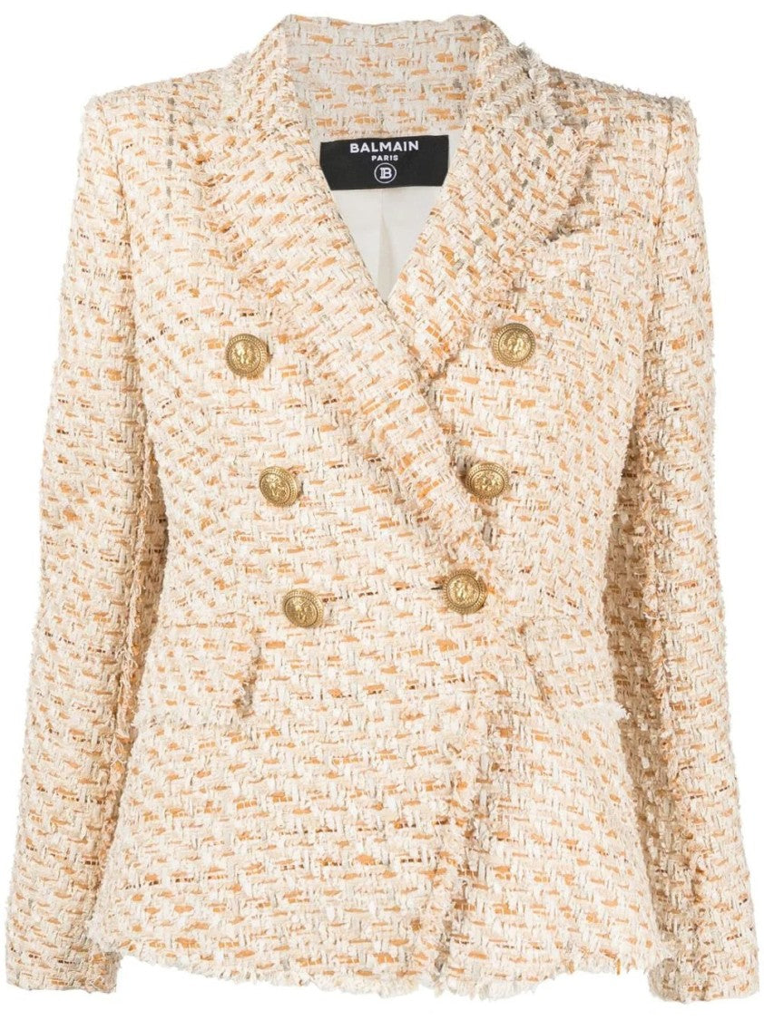 Balmain 6 Btn Tweed Jacket