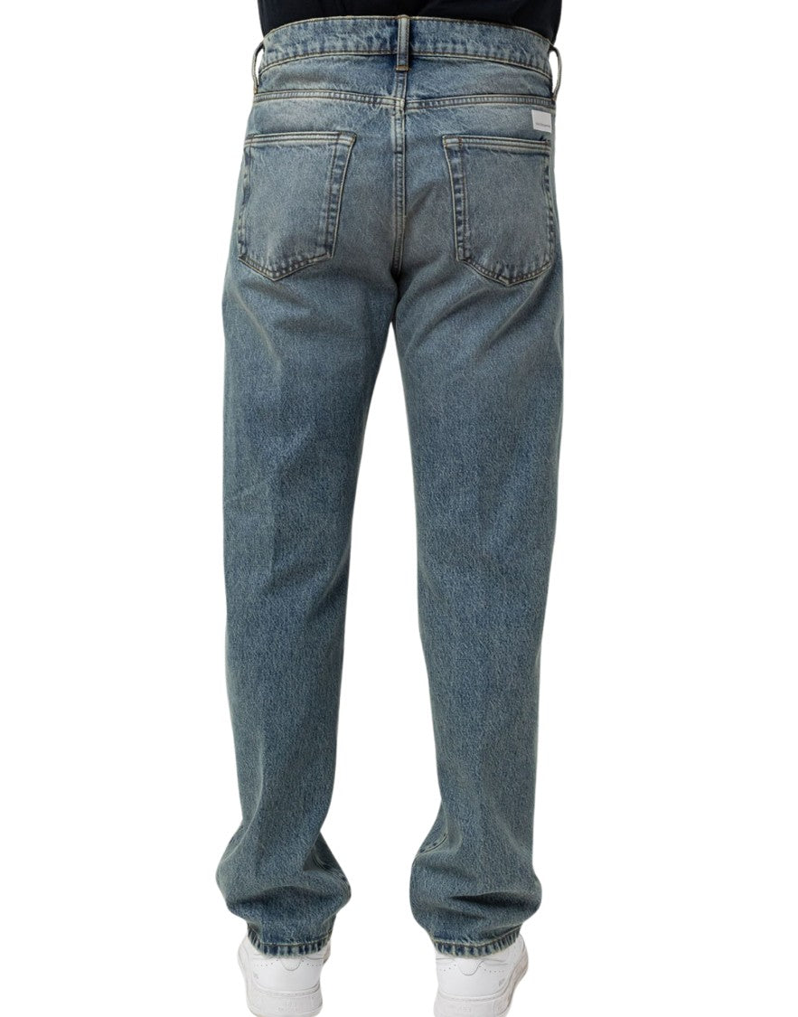 Nine In The Morning Straight-Fit Medium-Wash Denim Nathan Jeans
