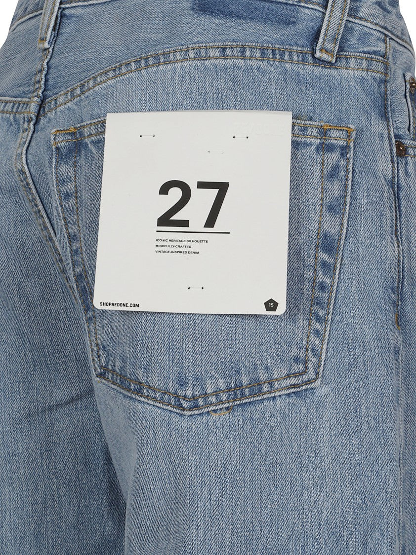 Re/Done Loose Long Light Wash Jeans