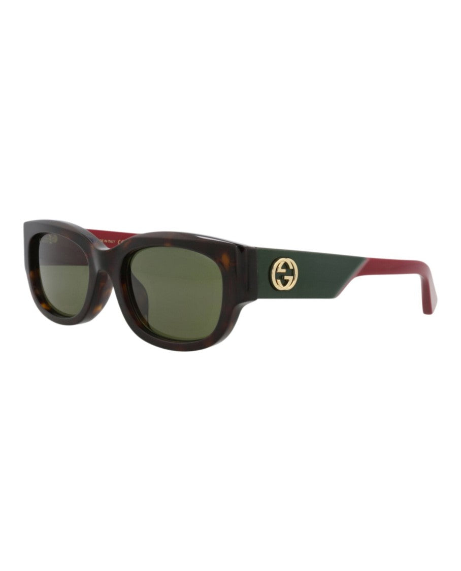 Gucci Round-Frame Recycled Acetate Sunglasses