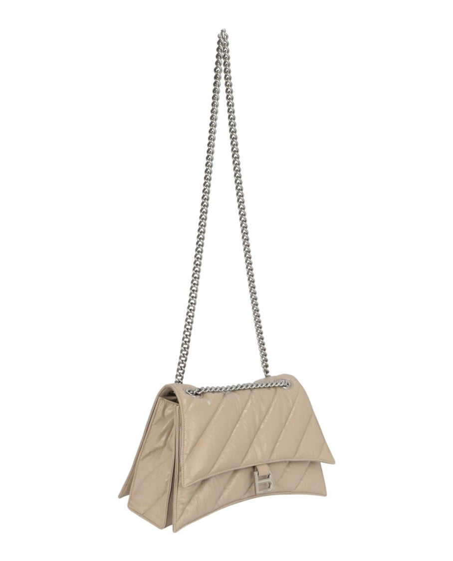 Balenciaga Quilted Chain Shoulder Bag With Convertible Strap