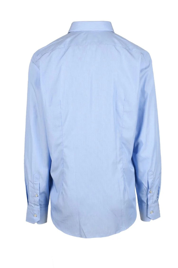 Himon's Light Blue Classic Cotton Shirt