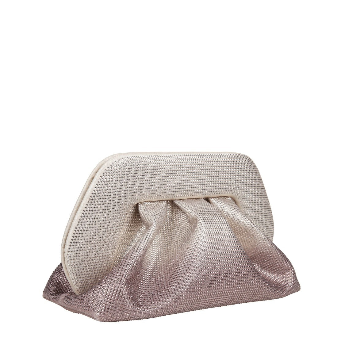 Themoirè Rhinestone Rose Gold Bag