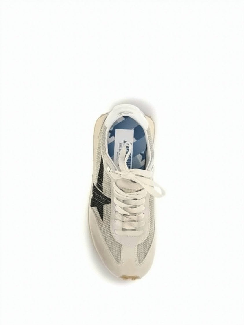 Golden Goose Black Star Design Marathon Sneakers